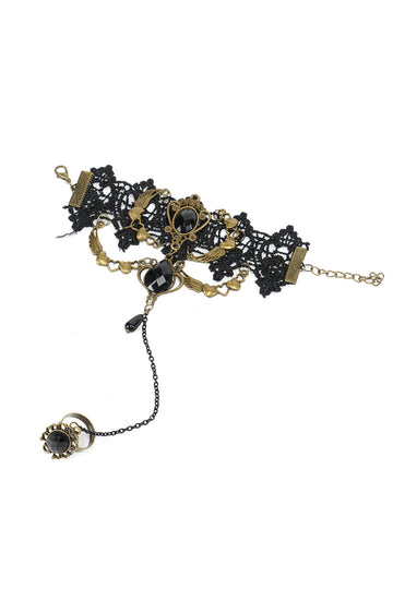 Pulseira preta de Halloween